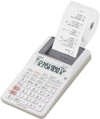 Casio HR-8RCE-WE stolný kalkulačka s tlačiarňou biela Displej (počet miest): 12 na batérie, napájanie zo siete (výberovo