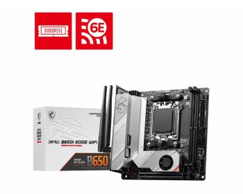 MSI MB Sc AM5 MPG B650 EDGE WIFI, AMD B650, 2x DDR5, 1x HDMI, WI-FI, mini-ITX