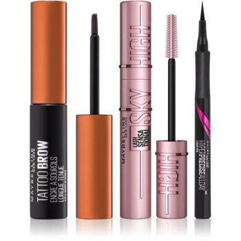 Maybelline Make-Up Set set za zvýhodnenú cenu Medium Brown(na oči a obočie)