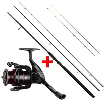 Giants fishing prút black method feeder 3,3 m 40-90 g + navijak gaube fd 3000