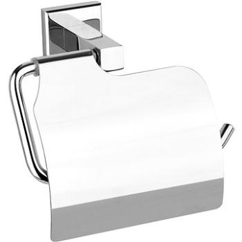 Držiak toaletného papiera s krytom Quad Chrom (5906083028182)
