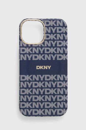 Puzdro na mobil Dkny iPhone 15 / 14 / 13 6.1 tmavomodrá farba, DKHMP15SHRHSEB