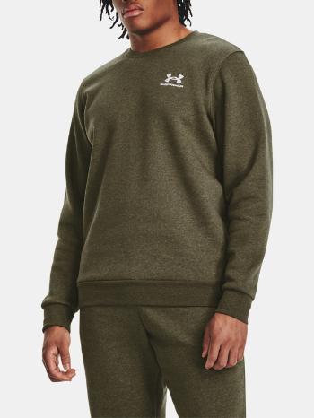 Under Armour UA Essential Fleece Crew Mikina Zelená