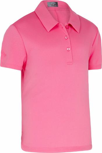 Callaway Youth Micro Hex Swing Tech Polo Fruit Dove S