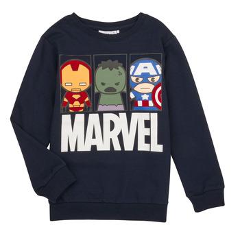 Name it  Mikiny NMMJEBIN MARVEL SWEAT  Námornícka modrá