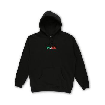 Pizza  Sweat tri logo hood  Mikiny Čierna