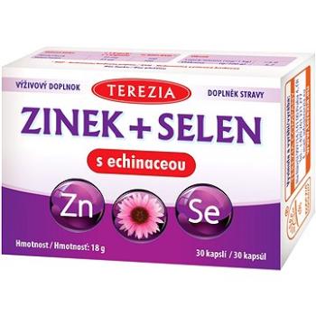 TEREZIA Zinek + selen s echinaceou 30 kapslí (8594006898515)