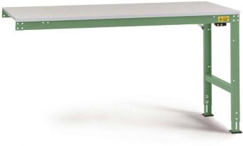Manuflex LU6113.6011 ESD pracovný stôl UNIVERSAL Štandardný prídavný stôl s gumovou doskou, ŠxHxV = 2000 x 800 x 760-870