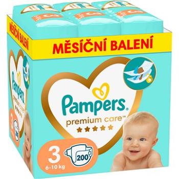 PAMPERS Premium Care veľkosť 3 (200 ks) (8006540855898)