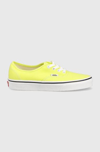 Tenisky Vans Authentic dámske, zelená farba, VN0A5KS9ZUD1