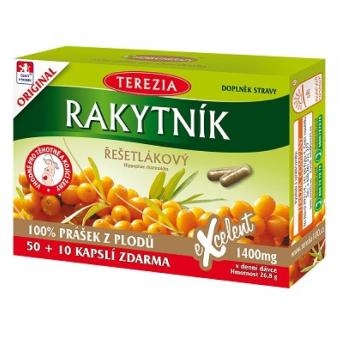 TEREZIA Rakytník rešetliakový 50+10 kapsúl ZDARMA