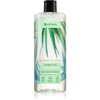 Vis Plantis Herbal Vital Care Aloe Juice & Panthenol micelárna voda 3v1 so šťavou z aloe a panthenolom 500 ml