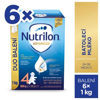 NUTRILON Mlieko batoľacie 4 Advanced 6x 1000 g, 24+