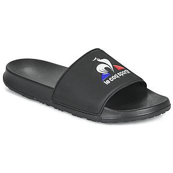 Le Coq Sportif  športové šľapky SLIDE LOGO  Čierna