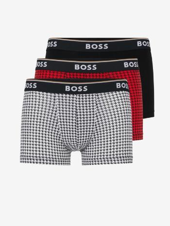 BOSS Boxerky 3 ks Biela