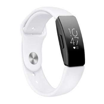 Fitbit Inspire Silicone (Large) remienok, White (SFI009C08)