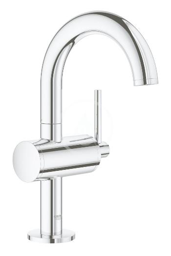 GROHE - Atrio Umývadlová batéria s výpustom a otočným výtokom, veľkosť M, chróm 32043003