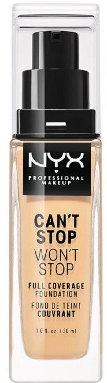 NYX Professional Makeup Can't Stop Won't Stop 24 Hour Foundation vysoko krycí make-up - odtieň 07 Natural 30 ml