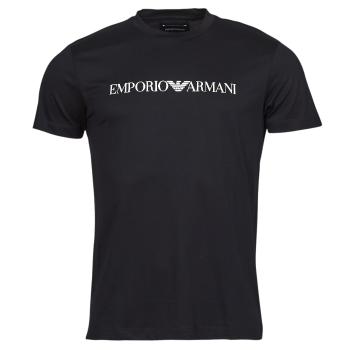 Emporio Armani  8N1TN5  Tričká s krátkym rukávom Čierna