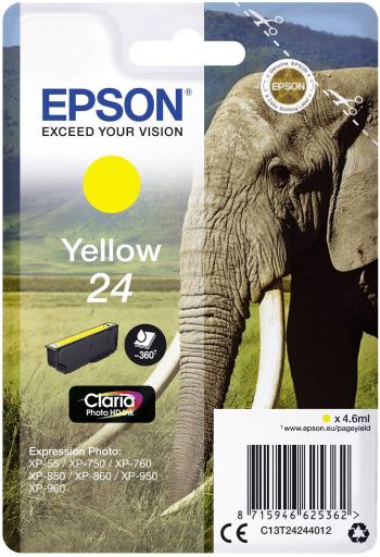 Epson Ink T2424, 24 originál  žltá C13T24244012