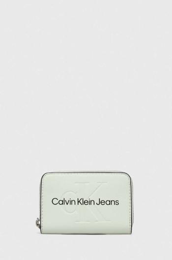 Peňaženka Calvin Klein Jeans dámska,zelená farba,K60K607229