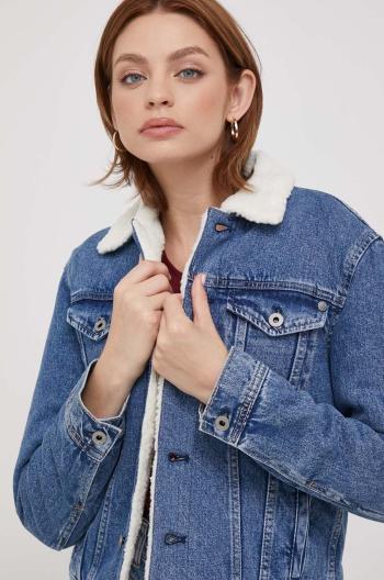 Rifľová bunda Pepe Jeans Rose dámska, prechodná