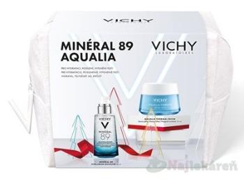 Vichy Mineral 89 Aqualia Xmas 2022 booster 50 ml + denný krém 50 ml darčeková sada