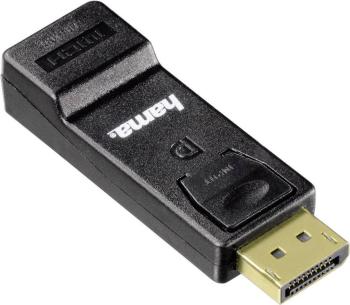 Hama 00054586 DisplayPort / HDMI adaptér [1x zástrčka DisplayPort - 1x HDMI zásuvka] čierna