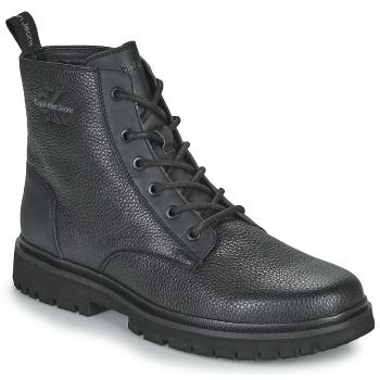 Calvin Klein Jeans  EVA MID LACEUP BOOT LTH  Polokozačky Čierna