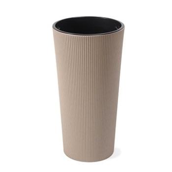 LAMELA, kvetináč LILIA ECO COFFE JUMPER – prúžok O 25,5 cm, výška 46,6 cm, latte (1311119417)