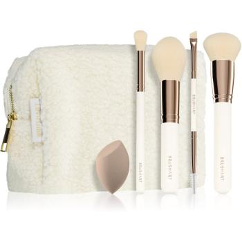 BrushArt Basic Soft Glam make-up brush set Sada štetcov s taštičkou