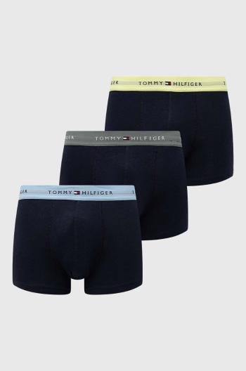 Boxerky Tommy Hilfiger 3-pak pánske,zelená farba,UM0UM02763