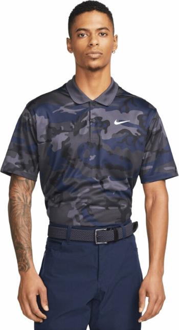 Nike Dri-Fit Victory+ Mens Camo Golf Polo Gridiron/Gridiron/White S