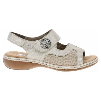 Dámske sandále Rieker 65989-90 beige 37