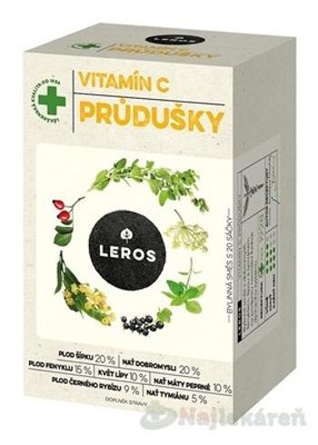 LEROS VITAMÍN C PRIEDUŠKY 20x1,5g (30g)