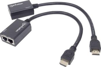 Manhattan 207386 HDMI ™ extender (predĺženie) cez sieťový kábel RJ45 30 m