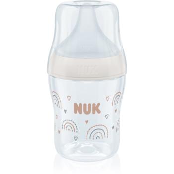 NUK Perfect Match fľaša s kontrolou teploty White 150 ml