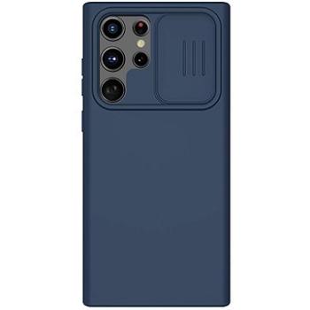 Nillkin CamShield Silky Silikónový Kryt pre Samsung Galaxy S22 Ultra Blue (6902048237582)