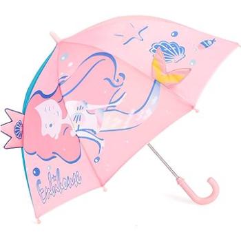 GOLD BABY detský dáždnik Pink Mermaid (722777605041)