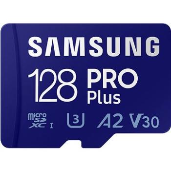 Samsung MicroSDXC 128 GB PRO Plus + SD adaptér (MB-MD128KA/EU)