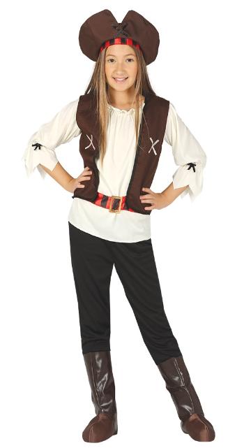 Guirca Detský kostým Pirátka Veľkosť - deti: XL