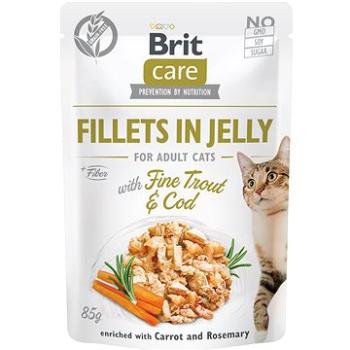 Brit Care Cat Fillets in Jelly with Fine Trout & Cod  85 g (8595602540587)