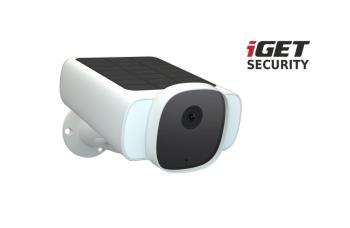 iGET SECURITY EP29 White - Batériová solárna Wi-Fi IP kamera fungujúca samostatne a tiež pre alarm iGET SECURITY M5