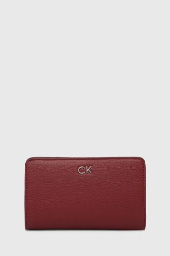 Peňaženka Calvin Klein dámska, červená farba, K60K612638