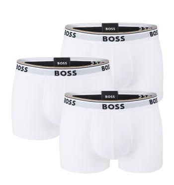 BOSS - boxerky 3PACK cotton stretch power white combo - limitovaná fashion edícia (HUGO BOSS)-L (90-98 cm)
