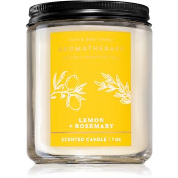 Bath & Body Works Lemon + Rosemary vonná sviečka 198 g