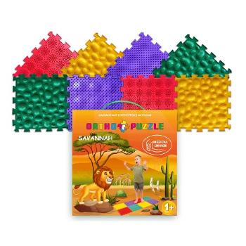 Ortho Puzzle ortopedické koberčeky Savana 1 set