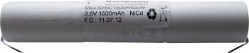 Beltrona 3DSC1500HSCLG akumulátor do núdzových svetiel  spájkovacia špička v tvare U 3.6 V 1500 mAh