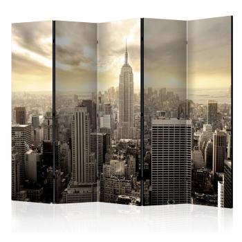 Paraván Light of New York Dekorhome 225x172 cm (5-dielny)