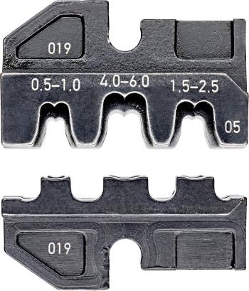 Knipex  97 49 05 krimpovacie nástavec neizolované otvorené zástrčky šírka zástrčky 2,8 / 6,3 mm 0.5 do 6 mm²   Vhodné pr